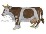 Brown & White Cow, standing
