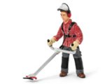 Worker with Brush Cutter