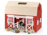 Portable Barn with Animals & Accessories