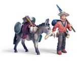 Gold Prospector with Donkey
