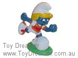 Football Smurfette on Stand