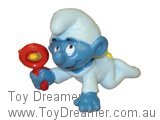 Baby Smurf with Rattle - Blue