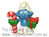 Christmas Smurf with Candy & Gift