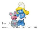 Smurfette with Mouse