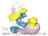 Easter Smurfette with Chick