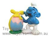 Smurf with Easter Egg - Yellow Bow