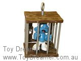 Prisoner Smurf in Cage